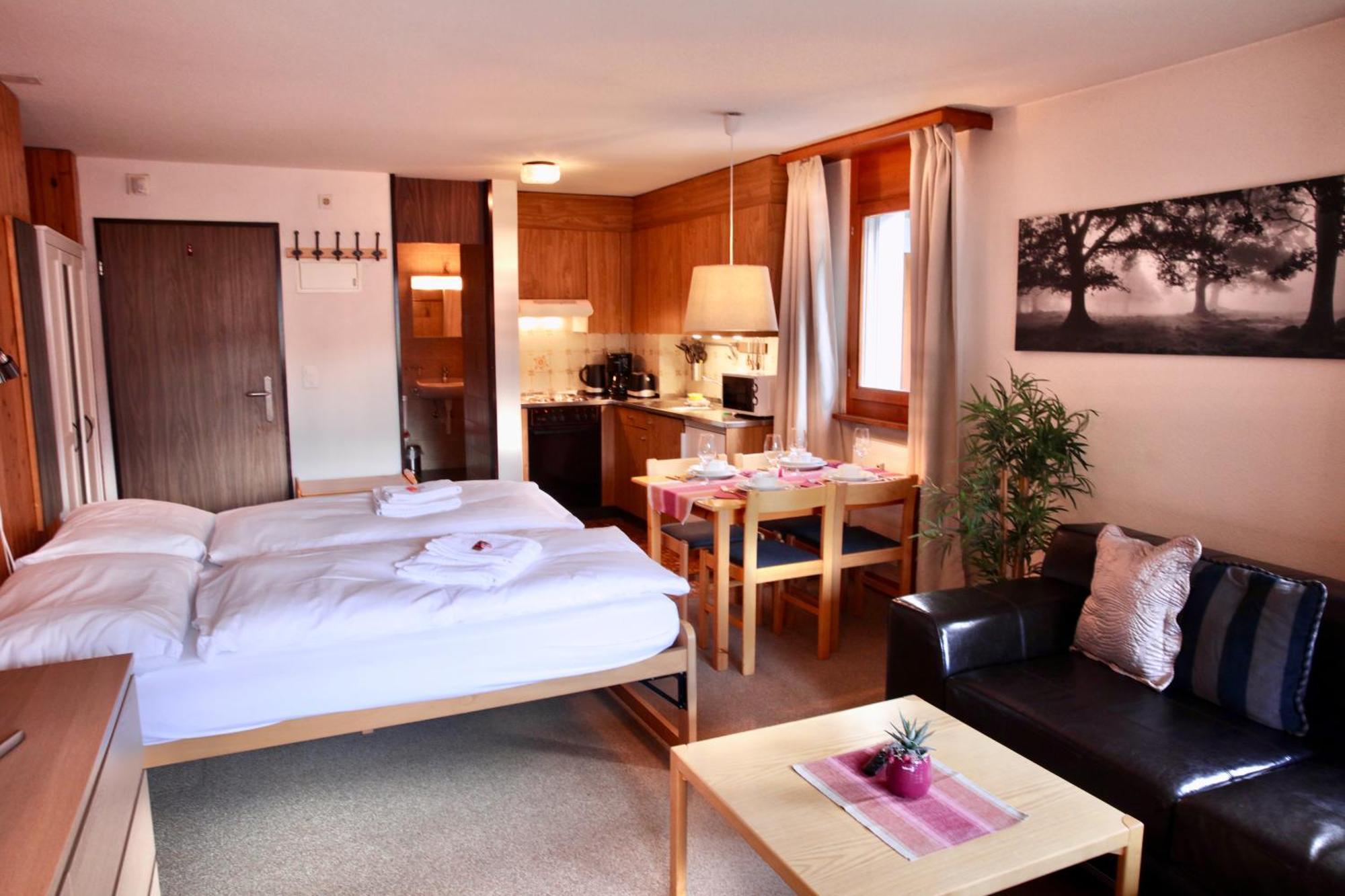 Monte Rosa Taesch, Apartments Mit Wellness Bereich Eksteriør billede